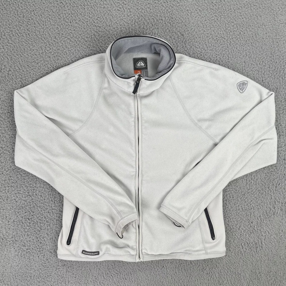 Nike‎ ACG Fleece Jacket Thermal Zip Gray Jacket Youth M - Extreme Weather
